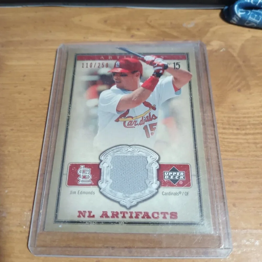 2006 Upper Deck Artifacts NL Artifacts Red /250 Jim Edmonds #NL-JE Baseball